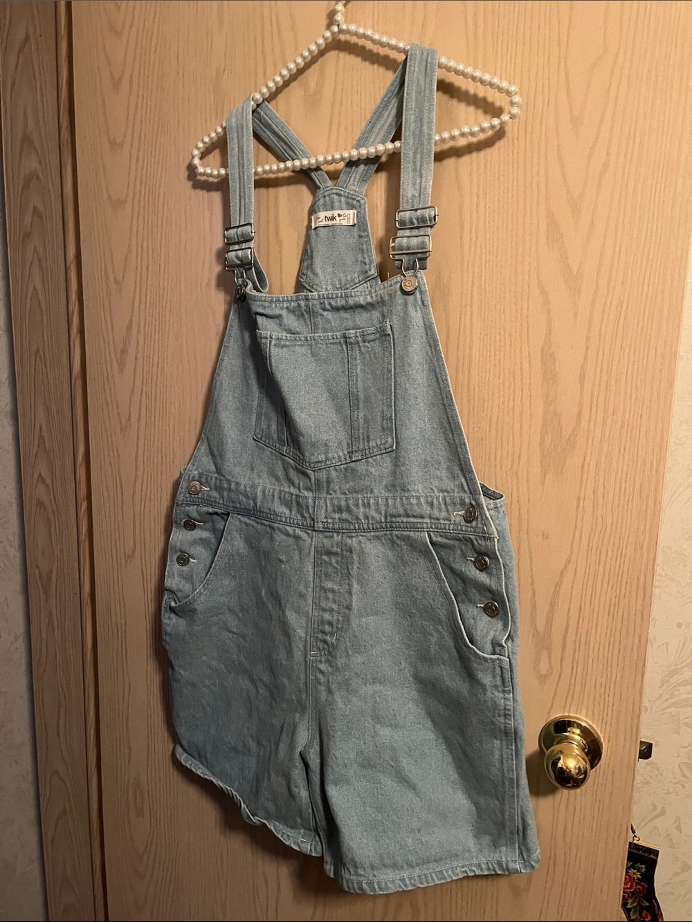 Denim Short Overalls